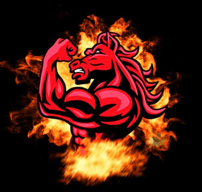 Mascote Power Cavalo